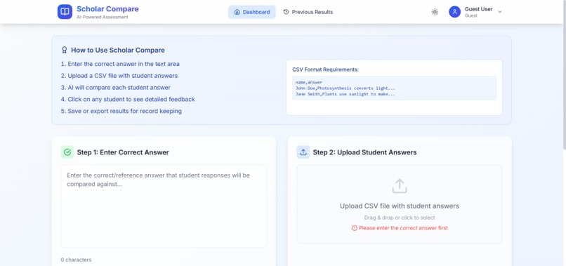 scholar compare – screenshot 2
