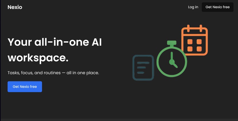 Nexio - An AI Powered Productive Companion – screenshot 1