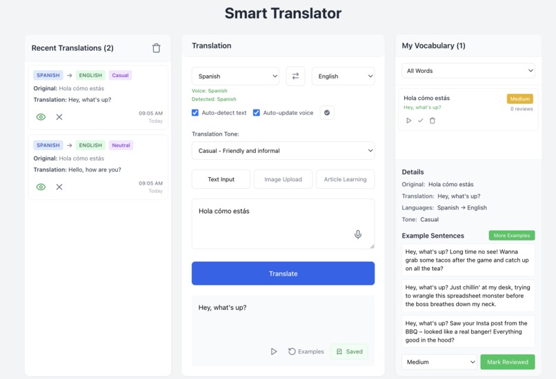 Smart AI Translator – screenshot 2