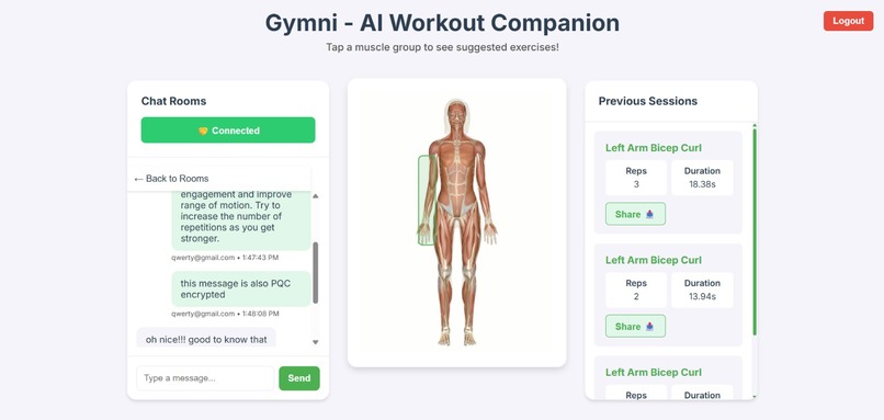 Gymni - AI Workout Companion – screenshot 1