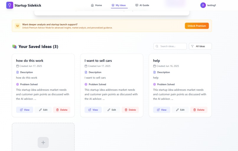 Startup Sidekick – screenshot 3