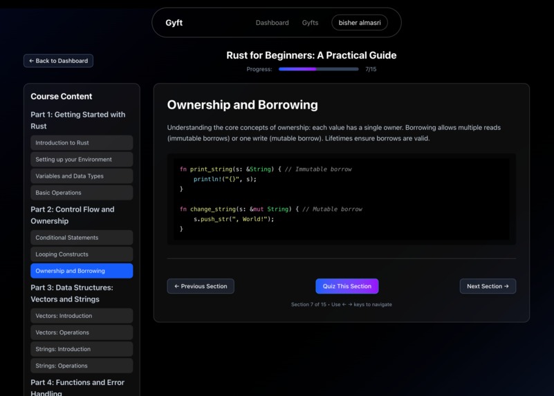 GYFT – screenshot 1