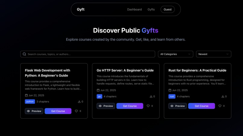 GYFT – screenshot 3