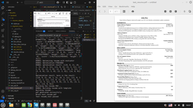 ResuMix – screenshot 2