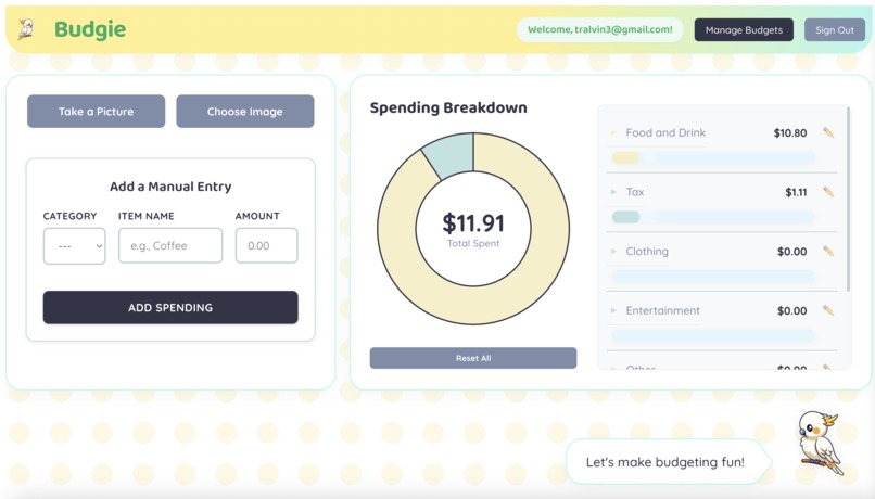 Budgie – screenshot 1