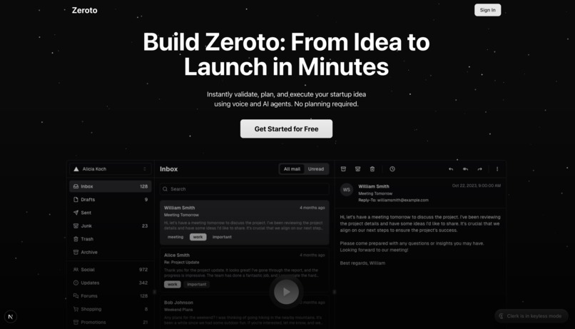 Zero.to – screenshot 3
