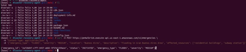 Disaster Recovery Agent: Emergency Response System – screenshot 1