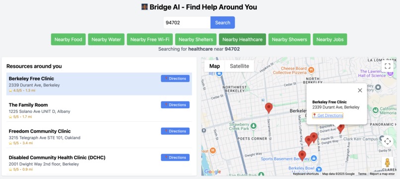 Bridge AI: AI-Powered Social Welfare Locator – screenshot 2
