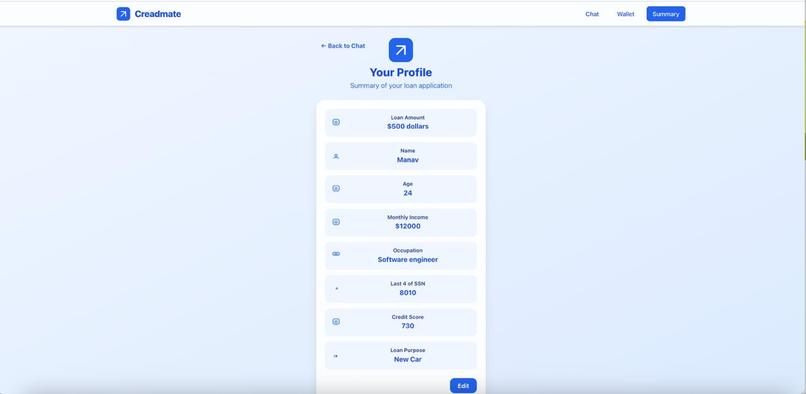 CredMate – screenshot 2