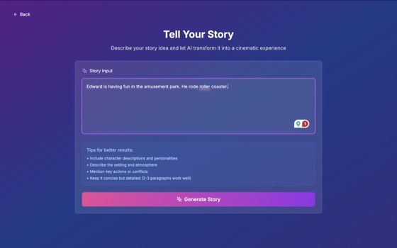 DirectorAI – screenshot 2