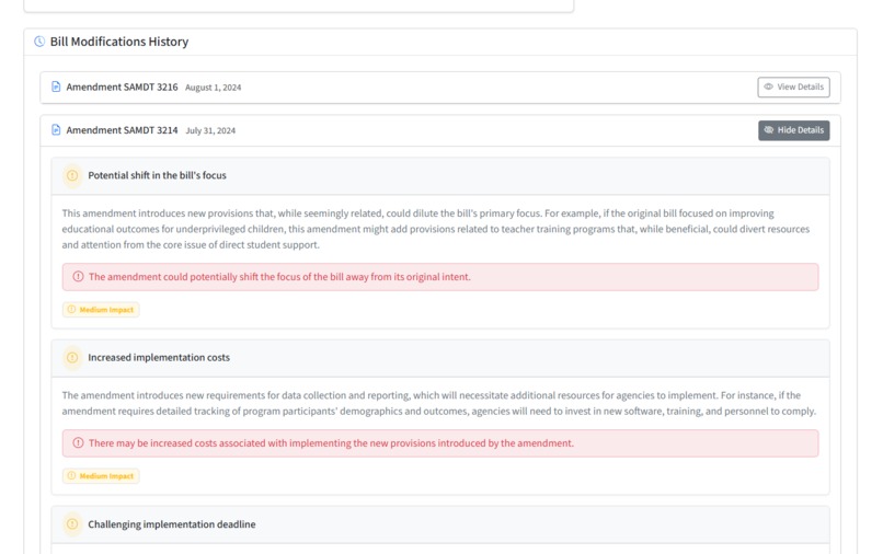 Your Legislative Assistant – screenshot 3