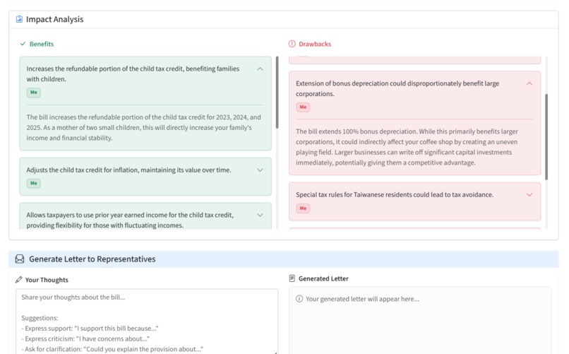 Your Legislative Assistant – screenshot 6