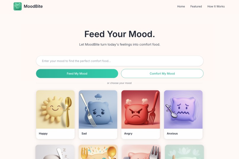 MoodBite – screenshot 2