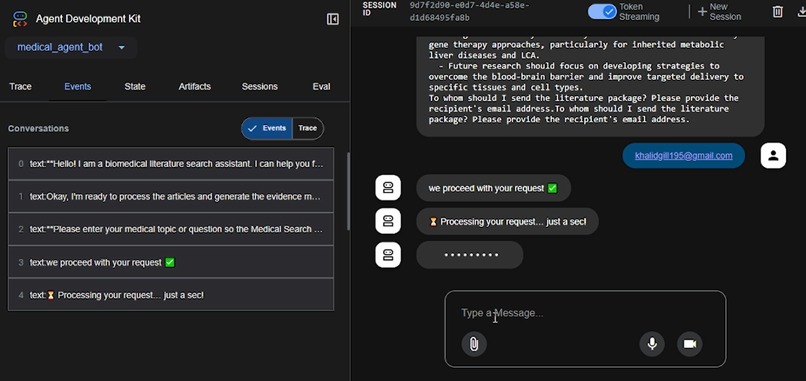 BioMedical Researher Agent – screenshot 3