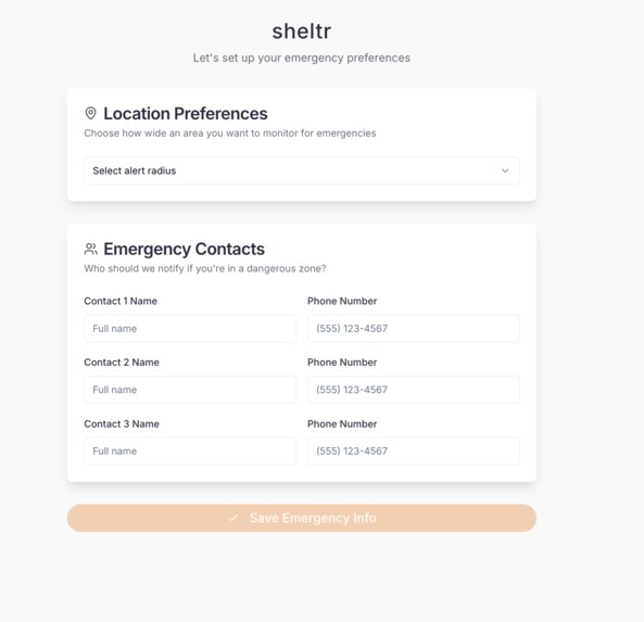 sheltr – screenshot 2
