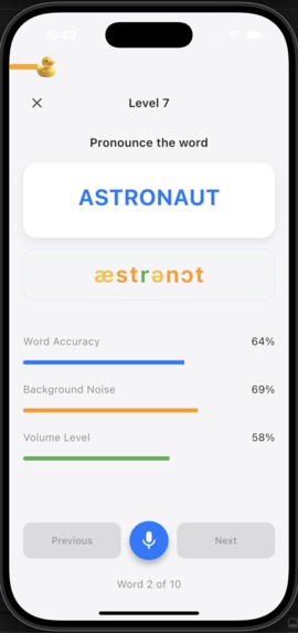 Ducky AI: Duolingo For Deaf Individuals – screenshot 3