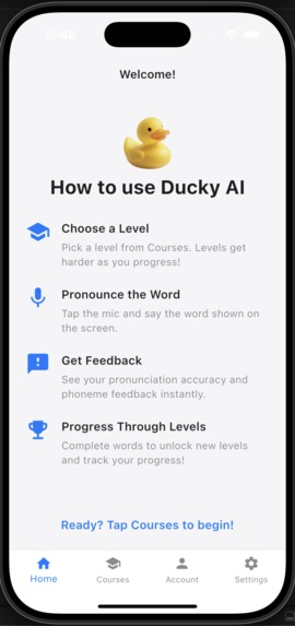 Ducky AI: Duolingo For Deaf Individuals – screenshot 7