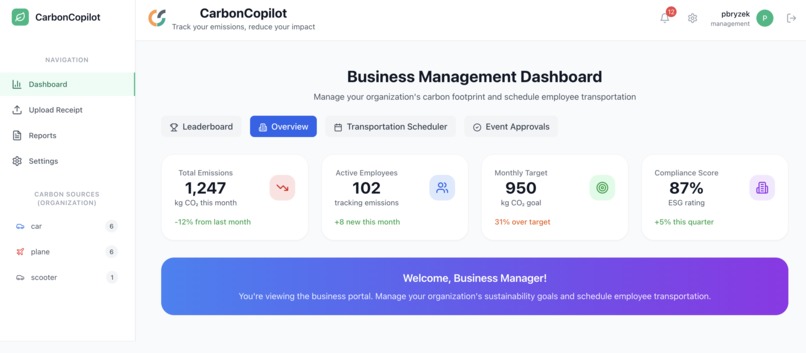 CarbonCopilot: The MyFitnessPal for Emissions – screenshot 6