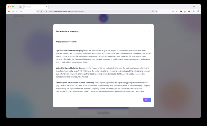 Crescendo – screenshot 5