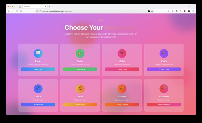 Crescendo – screenshot 2