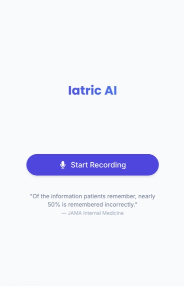 Iatric AI – screenshot 1