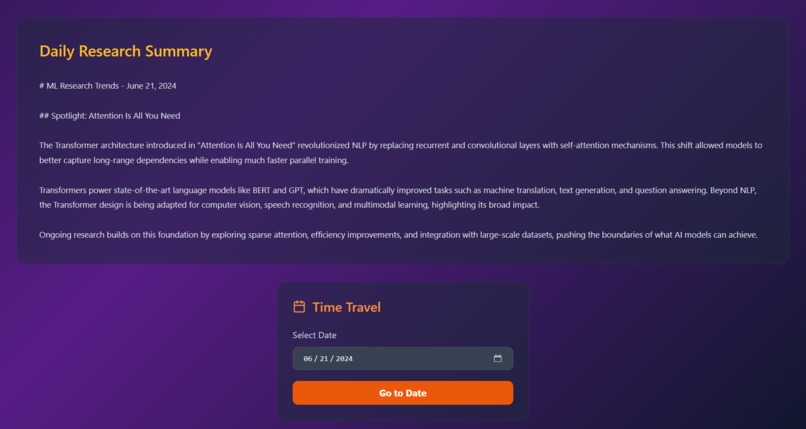 DeepTrends – screenshot 2