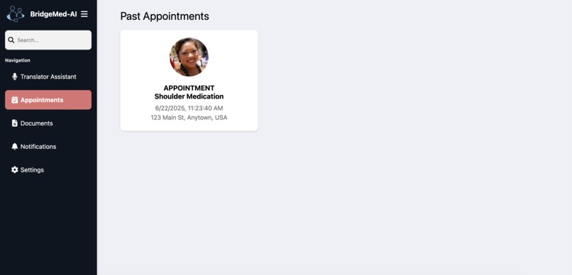 BridgeMed-AI – screenshot 2