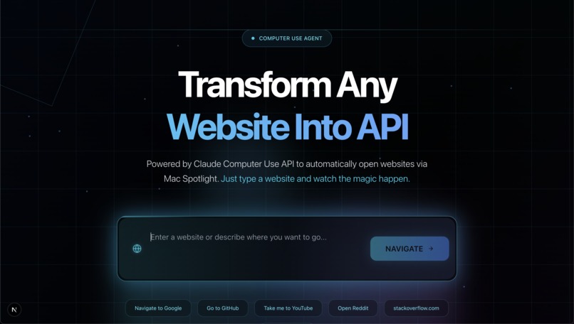 Docket – screenshot 1