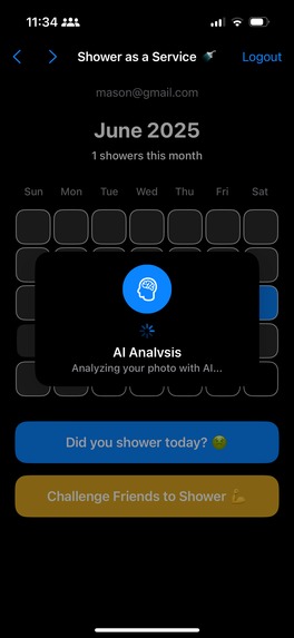 Shower as a Service (SaaS) – screenshot 3