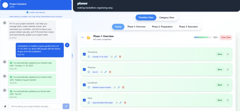 Plannr – screenshot 3