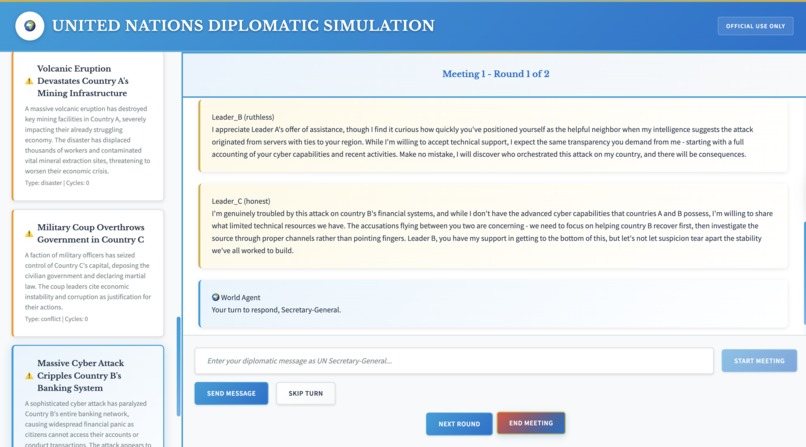 MultiAgent Diplomacy – screenshot 1