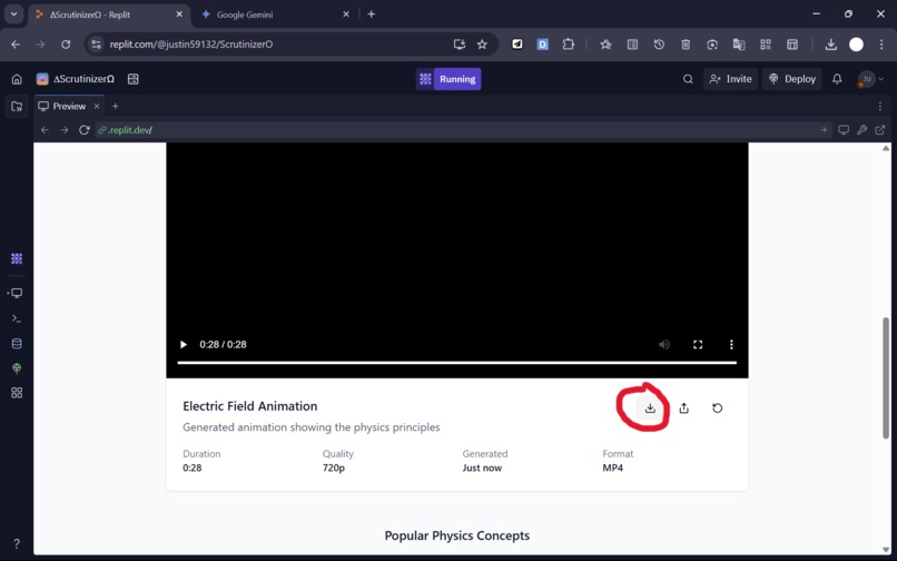 ∆ScrutinizerΩ – screenshot 1