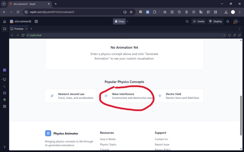 ∆ScrutinizerΩ – screenshot 3