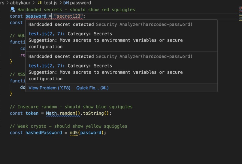 Security Scanner – screenshot 1
