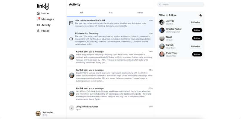 LinkU – screenshot 4