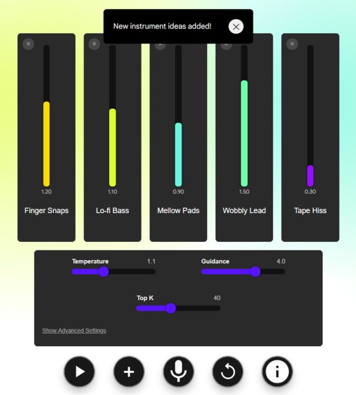 Jamspark – screenshot 1
