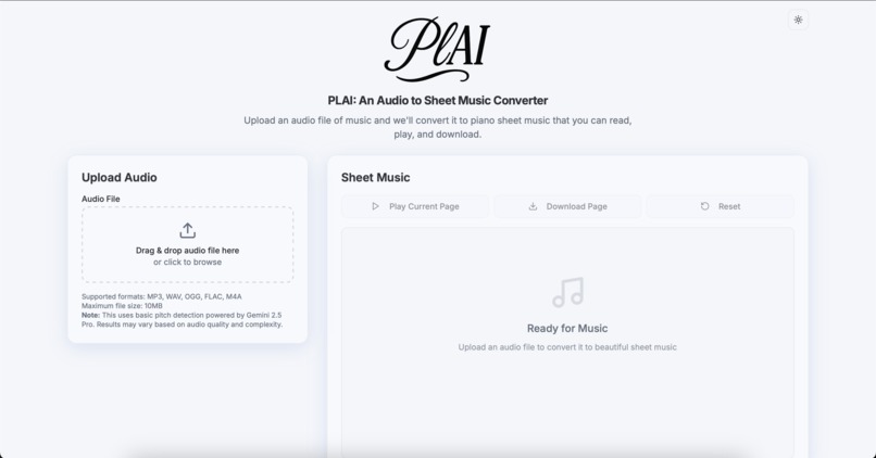 PLAI – screenshot 1