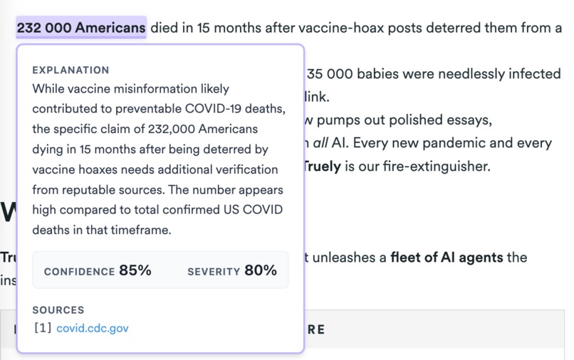 Truely – screenshot 3