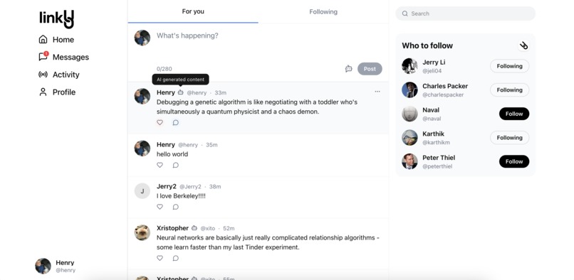 LinkU – screenshot 1
