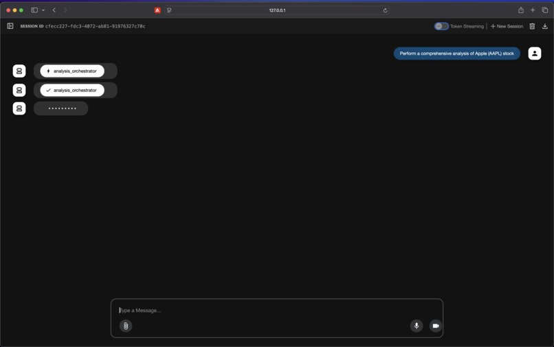 Stock Analysis Agent – screenshot 1