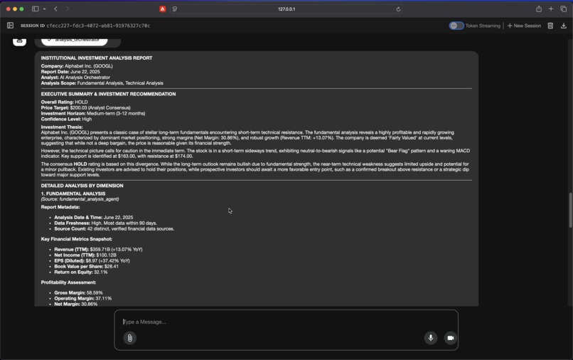 Stock Analysis Agent – screenshot 4