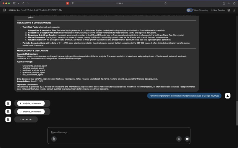 Stock Analysis Agent – screenshot 3