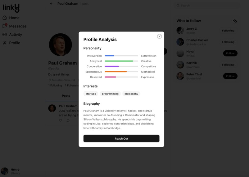 LinkU – screenshot 3