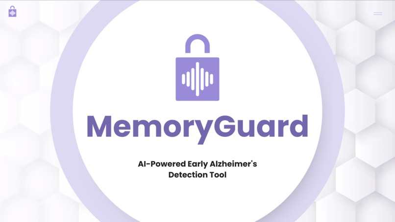 MemoryGuard: AI-Powered Early Alzheimer's Detection – screenshot 1
