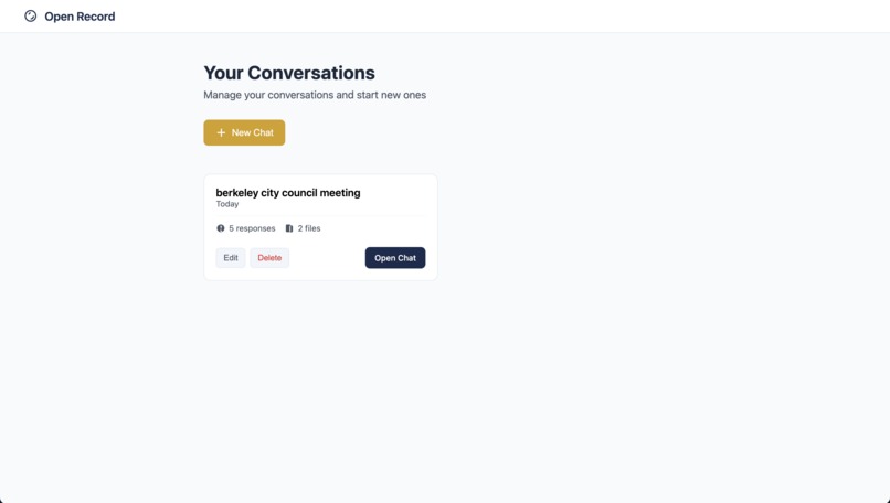 Open Record – screenshot 3