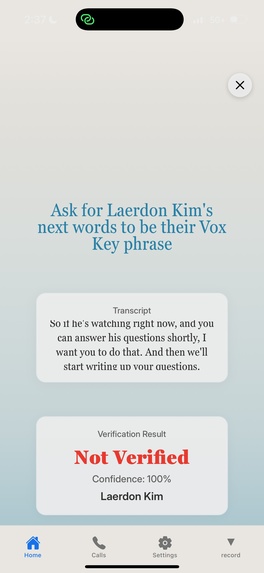 Vocera – screenshot 2