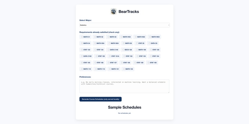 BearTracks – screenshot 1