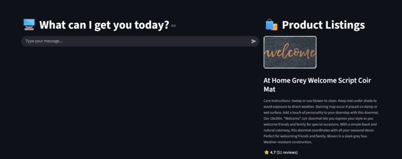 Multi Agent Guided Personal Shopping Assistant – screenshot 2