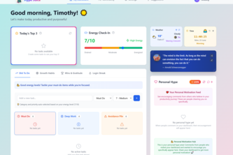 BinJuice - Personal Producitivty Dashboards 