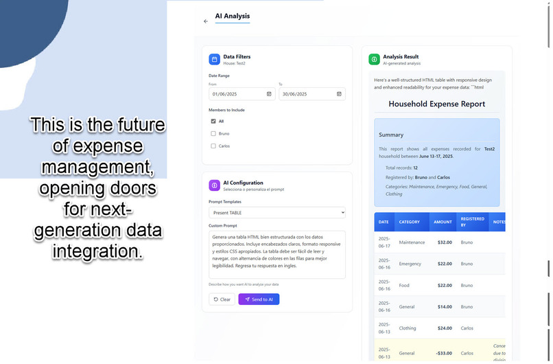 AI-Powered Expense Analysis for Shared Living – screenshot 15